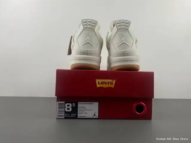 Kick Theory x Air AO2571-100 4 'White' Jordan Levi's 0519